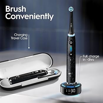 Oral B iO 10 Cosmic Black Electric Toothbrush Made in Germany