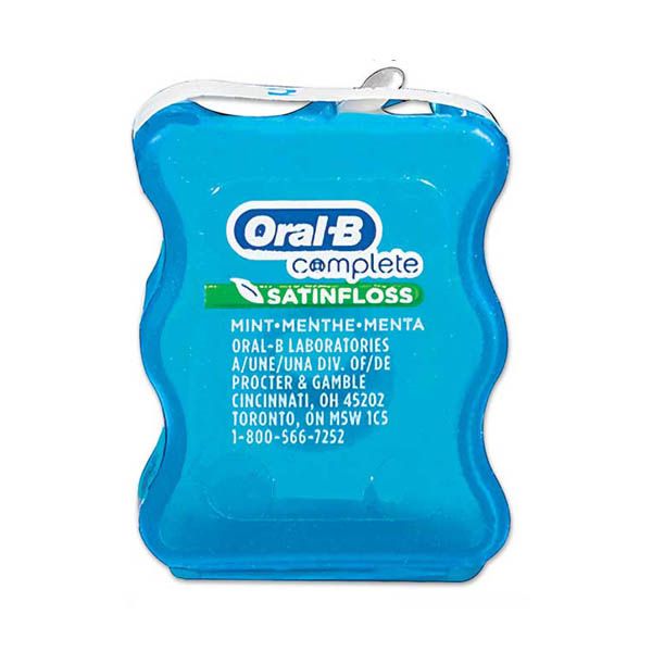 Oral B Complete Satin Floss Mint 144pc Box 9.2m Each